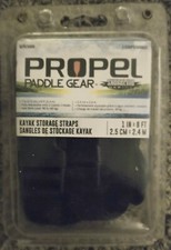 Shoreline Marine Propel Paddle Gear 8' Kayak Storage Straps w/Hardware 1-Pair