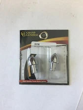 Grand General Chrome Bullet Style Dash Knobs Universal fits set 2 piece #93790