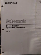 CAT Schematic D11N Tractor Hydraulics SENR3290