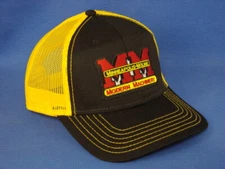 Minneapolis Moline Tractor Hat - Black/Gold Mesh - Snapback