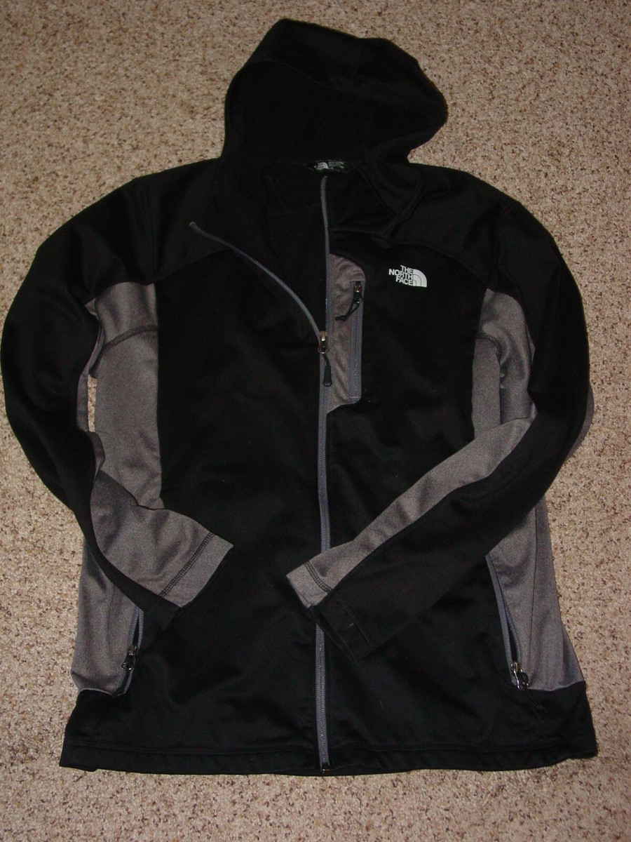 2017 Mens The North Face Black/Gray NF0A2SZE Jacket with Hood