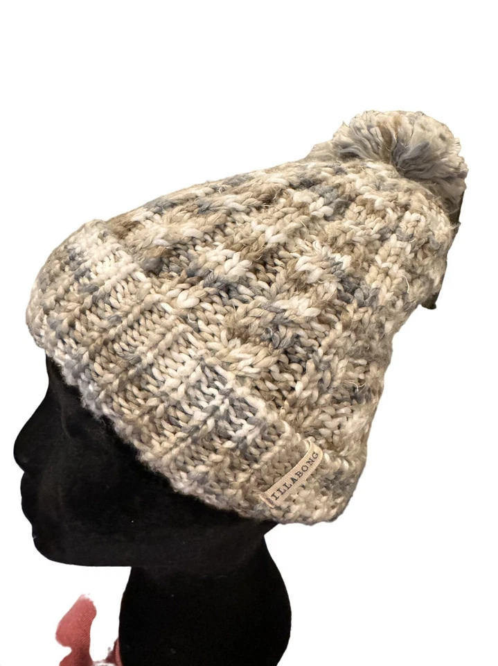 Billabong Marbled Knit Pom Beanie Women's One Size - Image 2 of 4