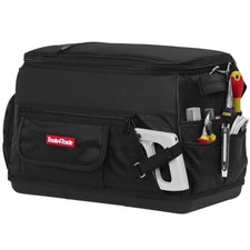 Tools4Trade 20" Heavy-Duty Tool Bag with Multi-Pockets & Hard Base - Black