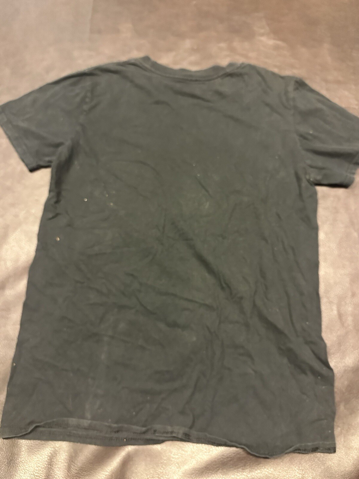 FILA T shirt uomo nera Death Row Records taglia small blu lampo