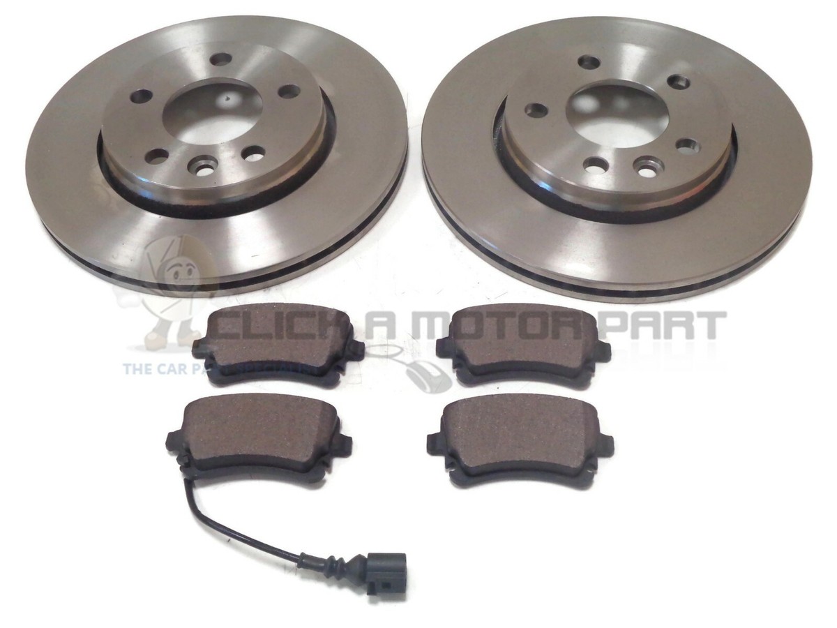 Rear Brake Discs & Pads Kit For VW Transporter T5 2.0 TDI 2009-2015 – Vented Rotors, Direct Fit