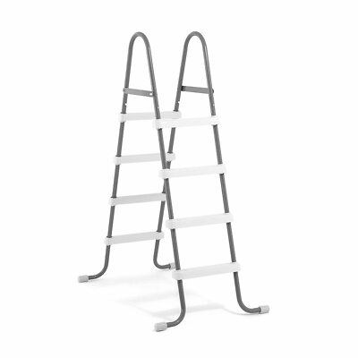 Intex 28066E Steel Frame Above Ground Swimming Pool Ladder for 48'' Wall Height