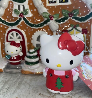 Hello Kitty, Kurt Adler Christmas Ornament,  3.5 Inch,  2024 NWT