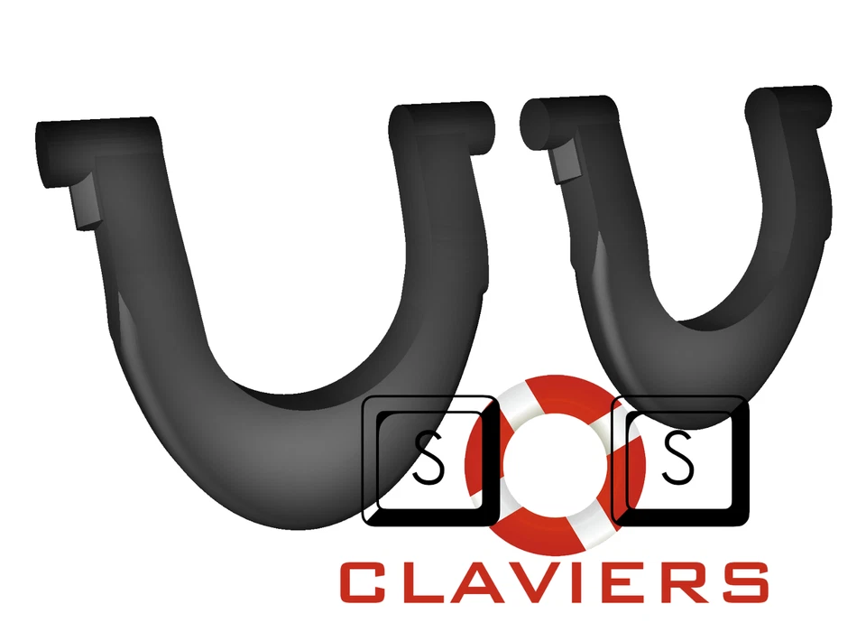 Microsoft Natural Ergonomic 7000 Keyboard Spare Replacement Leg Stand Foot Feet - Image 2 of 3