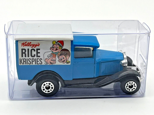 Matchbox MB38 Ford Model A Van 1979 Kelloggs Rice Krispies Mint in PVC Box - Picture 6 of 6