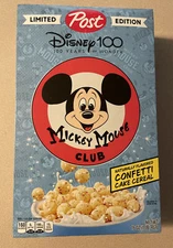 Post Disney 100 Years Of Wonder Confetti Cake Flavored Cereal 16OZ ~ BOX ONLY