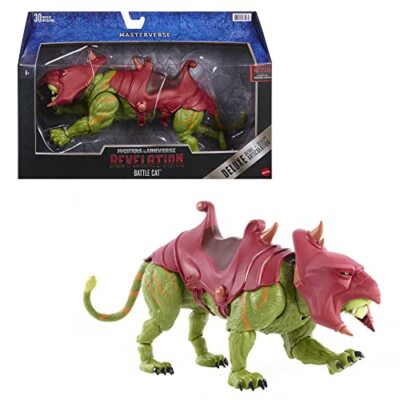 Masters of the Universe GYV18 - Masterverse Battle Cat, ca. 35 cm große MOTU Act