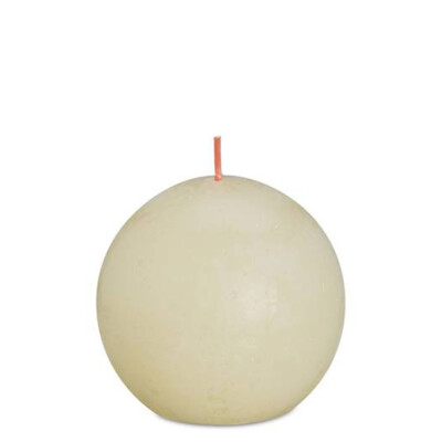 Bolsius Rustik Kugelkerze weiche Perle 76mm