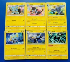 6x Pokémon TCG Crown Zenith: Shinx (039/159) to Luxray (044/159) - Near Mint 