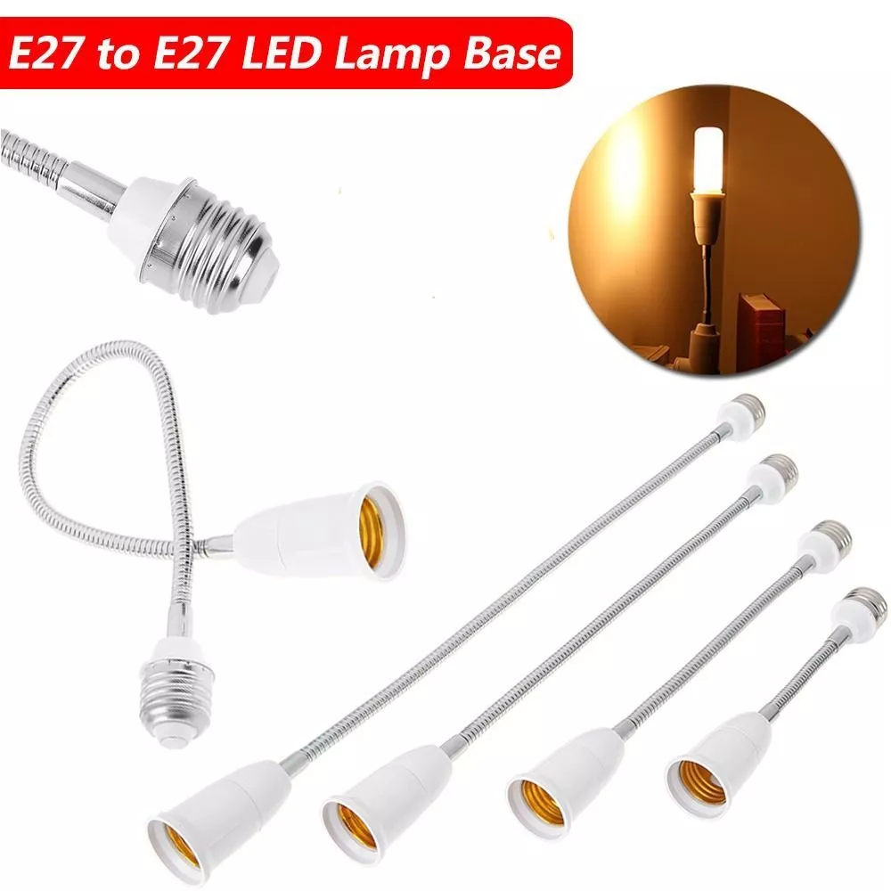 Converter Extension Bulb Socket Light Base Extender LED Lamp Base