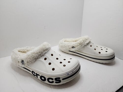 Crocs Mammoth Classic Lined Clog White Size M8 Wm10 - Picture 3 of 8