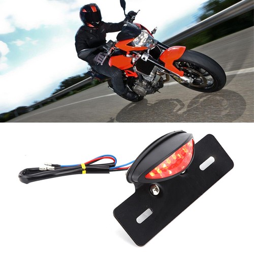 Universal Motorcycle LED Tailight Rear Light Cafe Racer Motorbike License Plate Light Driving Lights Brake Light Universal Motorcycle LED Tailight Rear Light Cafe Racer Motorbike License Plate Light Driving Lights Brake Light