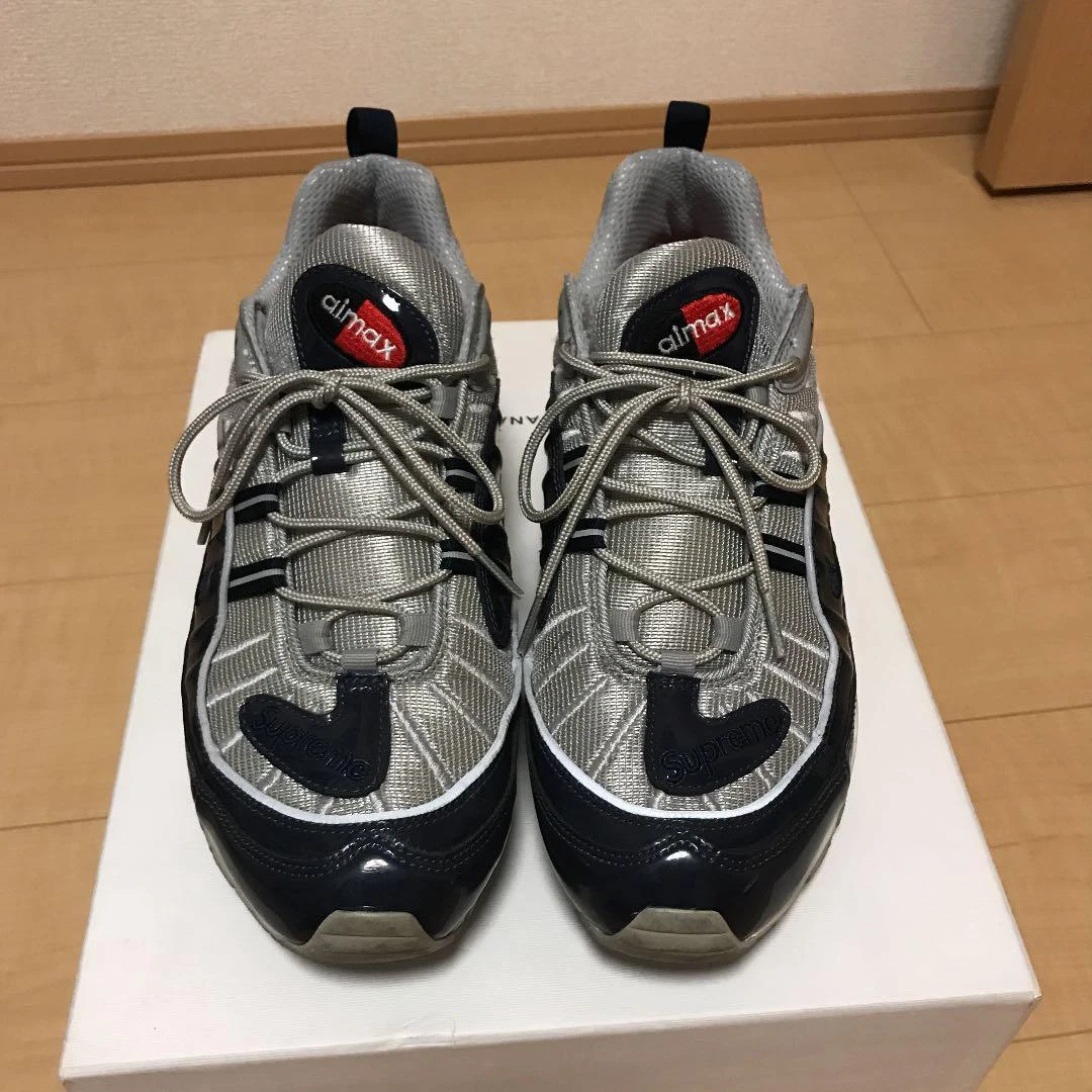 Colla de collection homme 11,5 US Supreme Nike Collaboration Airmax98 édition limitée