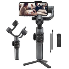 Zhiyun Smooth 5 Smartphone Gimbal Stabilizer for iPhone 14 Pro Max Plus 13 Mi...