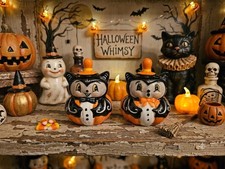 Johanna Parker  Pumpkin Ceramic Salt & Pepper...
