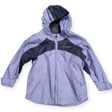 Columbia Girls Hooded Jacket Purple Blue Size 3T