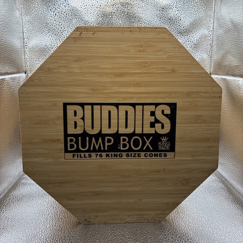 Buddies Bump Box King Size Tobacco Roller Fills 76 Cones