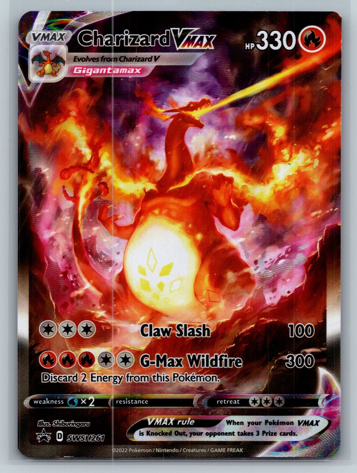 Charizard VMAX SWSH261 SWSH: Sword & Shield Promo Cards Holo