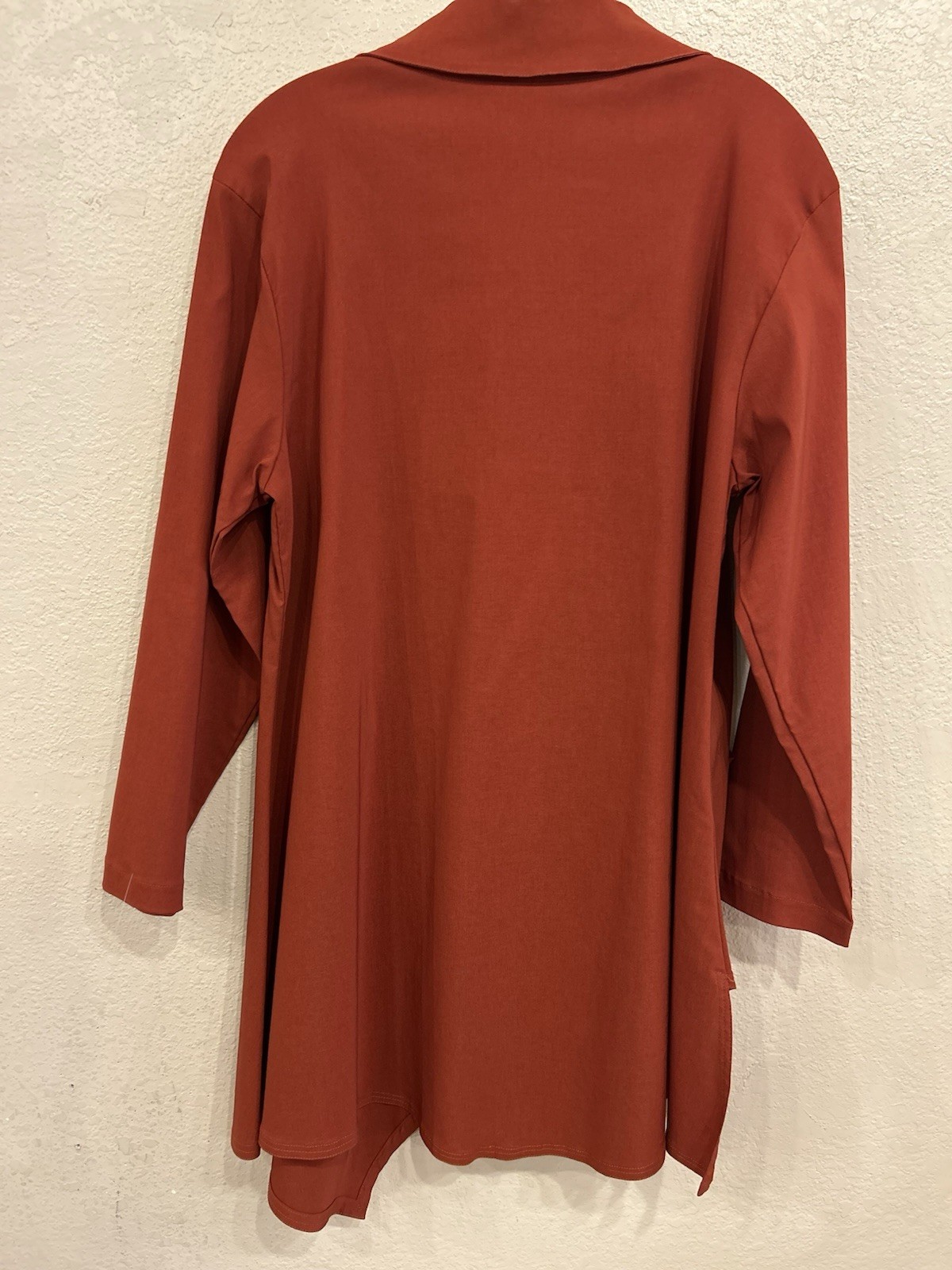 XIAO Rust Colored Button Down Jacket Top Size M/L… - image 5