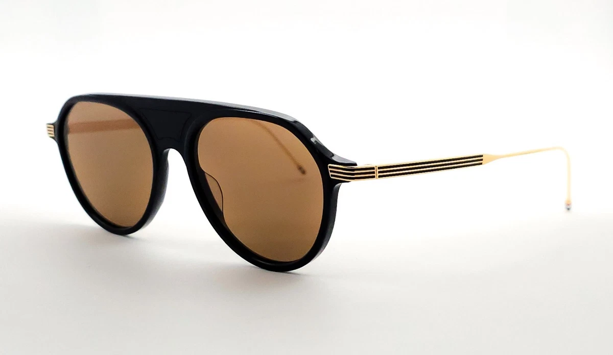 THOM BROWNE HAVANA/SMOKE UNISEX SUNGLASSES TB-005 B-T-52 Thom Browne Glasses and Sunglasses- Tags - eye-oo.com main image 3