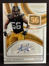 2024 Panini Immaculate Numbers Signatures Alex Highsmith INS-AHH /56 - Steelers