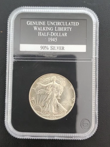 1945 Silver Walking Liberty Half AU+/BU PCS Grading