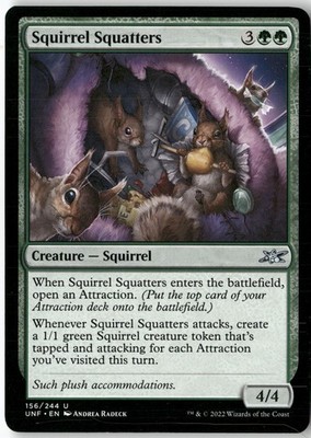 Squirrel Squatters 156 Unfinity NM
