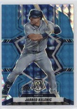 2022 Panini Mosaic Fluorescent Blue Mosaic Prizm 14/15 Jarred Kelenic #1 s1i