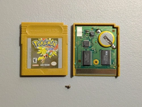 Pokemon Gold Version (Nintendo Game Boy Color) Authentic - New Save Battery