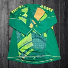 Adidas Soccer Mens XL Green T24 Goalkeeper Jersey Slim Fit $120