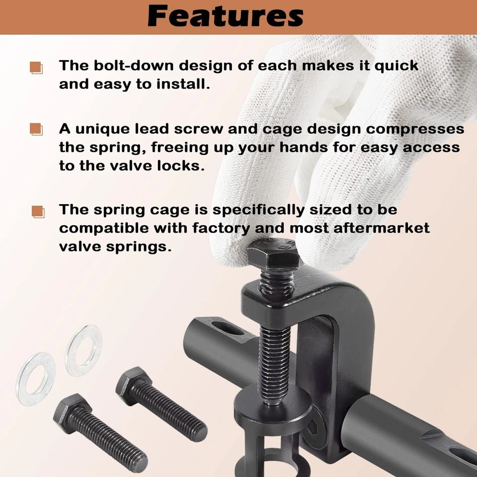 POW352003 Valve Spring Compressor Bolt-down Tool For Dodge 5.7L 6.1L 6.2L 6.4L ✅ - Image 3 of 4