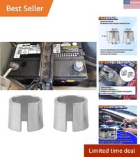Lead Battery Post Shims - 2pcs Universal Adapter Sleeves for Safety