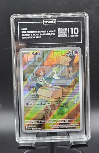 Ralts graded TAG 10 for sale on eBay