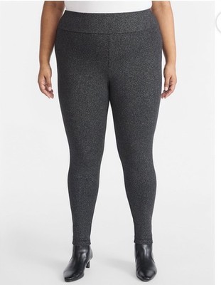 Terra & Sky 1x Plus 16 18 SHIMMER Plus High Waist Ankle Length Leggings