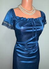 NEW Glossy Satiny LONG Silky Lingerie Nightgown Slip Dress 3X HEAVENLY SOFT