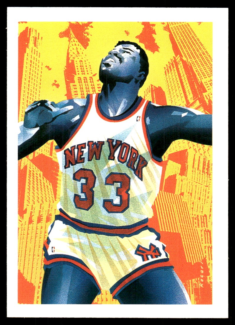 Patrick Ewing 1990-91 Hoops #372 Knicks NBA READ FREE SHIPPING AutographDen