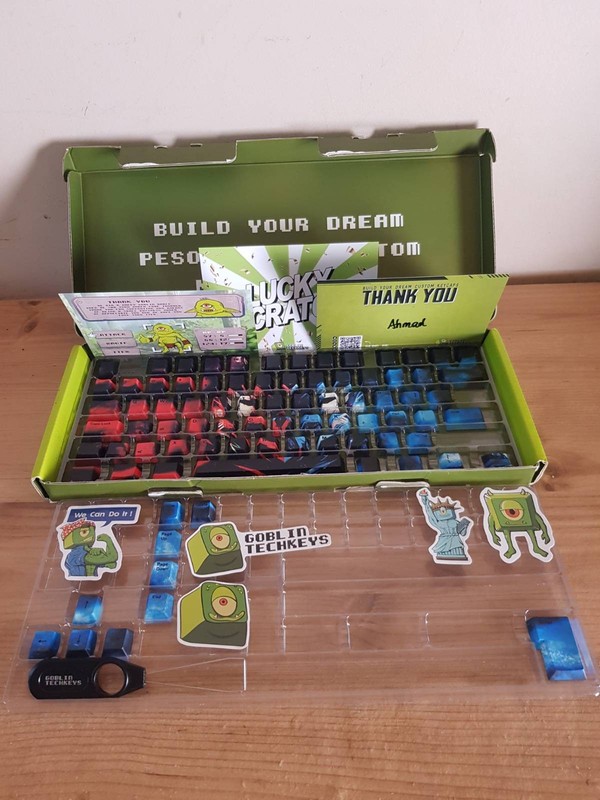 Goblin Techkeys Cyber quality mechanical keyboard keycaps