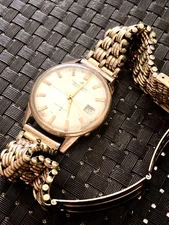 Seiko Matic Antique Gold-Plated Automatic Watch Date Working Used SA1210