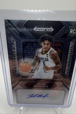 2024-25 Panini Prizm Draft Picks - Sensational Signatures Jalen Bridges #SS-JBG