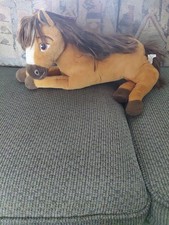 Beautiful Dreamworks Spirit Riding 20" LARGE Plush Horse Long Mane NWT