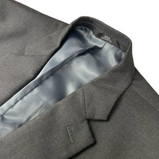 J.M. Haggar Men s Performance Classic Fit 2-Button Blazer Gray 44L