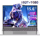 Laptop 15.6 inch Intel Core i7-6500U 32GB RAM 2TB SSD Laptop Windows 11 Notebook