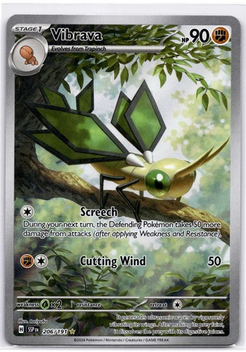 Pokémon TCG Surging Sparks Vibrava 206/191