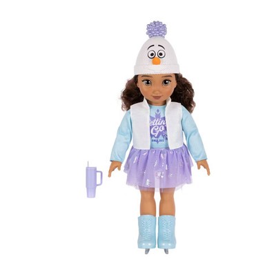 Disney ILY 4ever 18'' Latina Brunette Ice Skater Outfit Elsa Inspired Doll