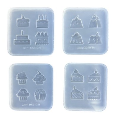 Handmade Crackers Cake Silicone Mold Mini Bread Biscuit Cookie Casting Mould
