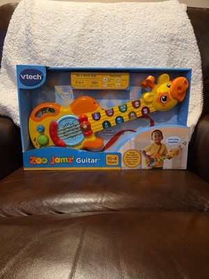 VTech ZOO JAMZ Giraffe Guitar - Light Up Musical Animal Sounds: 80-179000 New